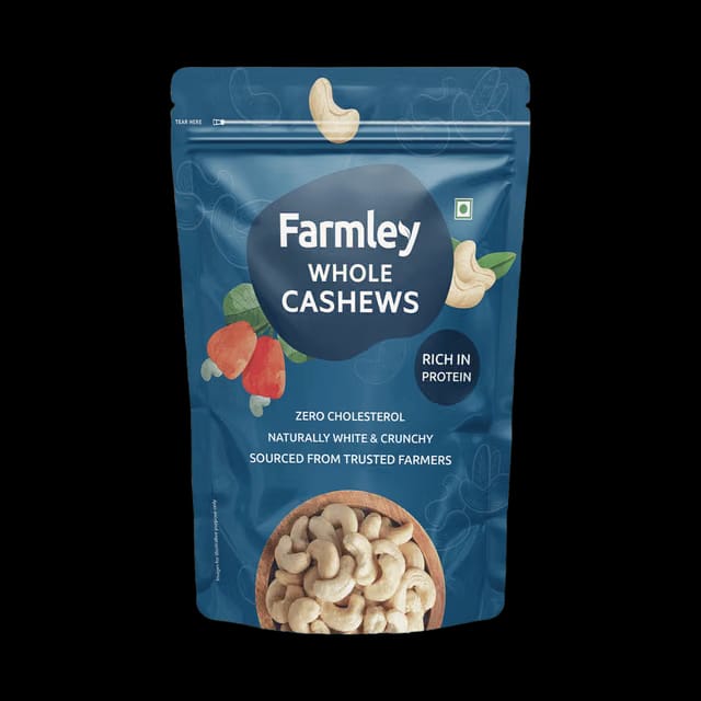 Farmley 100% Natural Whole Cashews (Kaju)