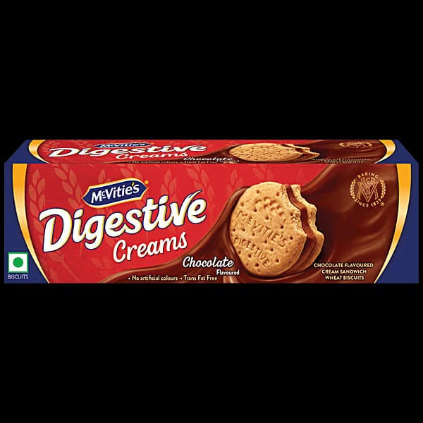 McVitie's Digestive Chocolate Cream Sandwich Wheat Biscuits