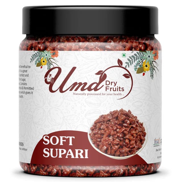 Uma Dry FruitsSweet Soft Supari |Mukhwas Mouth Freshener Natural Betel Nut, Flavourings