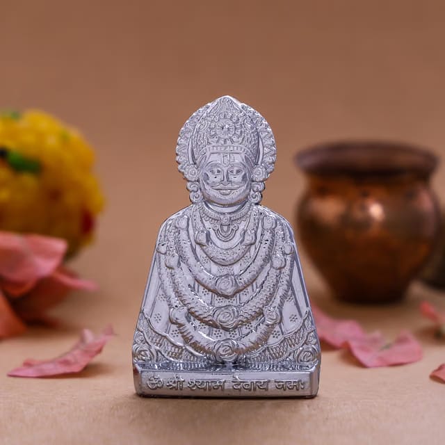 God Khatu Shyam Idol khatu Shyam Murti Statue Brass Decorative Showpiece for Car Decor Best for Housewarming Wedding