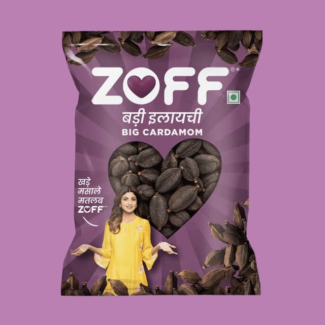 ZOFF Big Cardamom Whole - Badi Elaichi