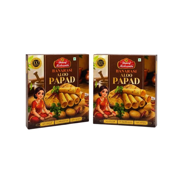 Mishrambu Banarasi Potato Papad