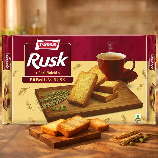 Parle Premium Real Elaichi Rusk