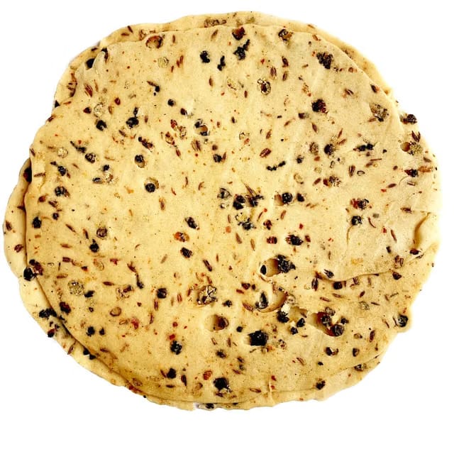 Foods.shopkruz Amritsari Extra Spicy Tadka Papad - Pepper