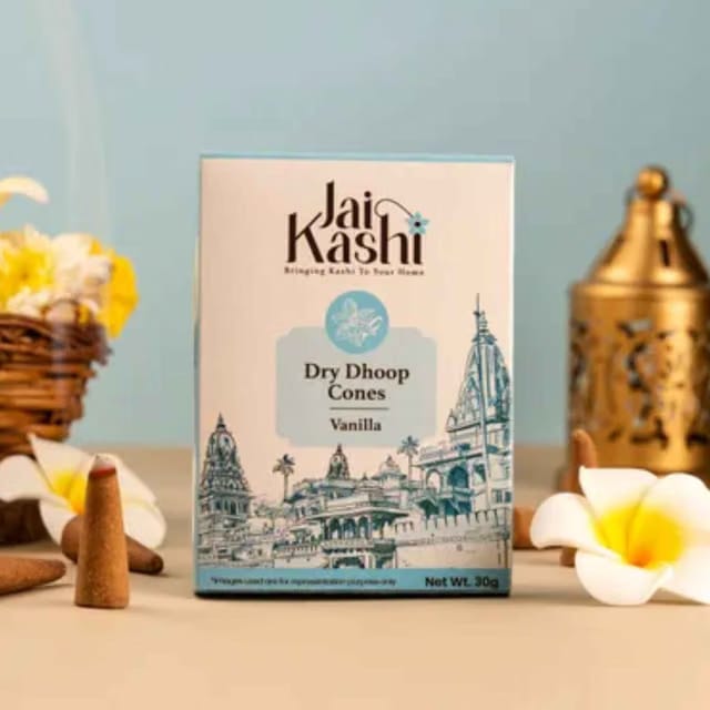 Vanilla Dry Dhoop Cones