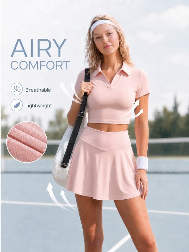 Women's Pleated Sport Set