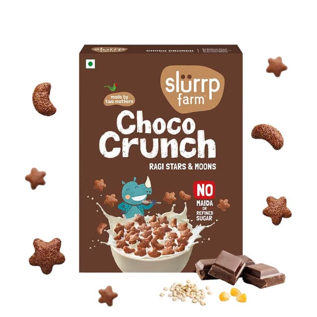Slurrp Farm Choco Crunch Breakfast Cereal for Kids