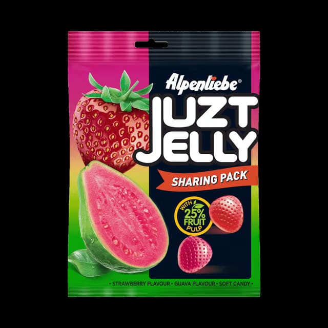Alpenliebe Juzt Jelly Strawberry & Guava Assorted Candy Birthday Pouch
