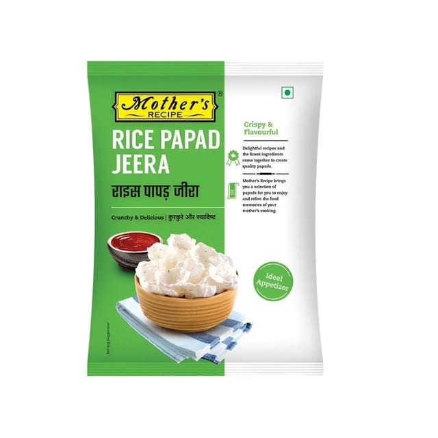 Mother's Recipe Rice Papad - Jeera