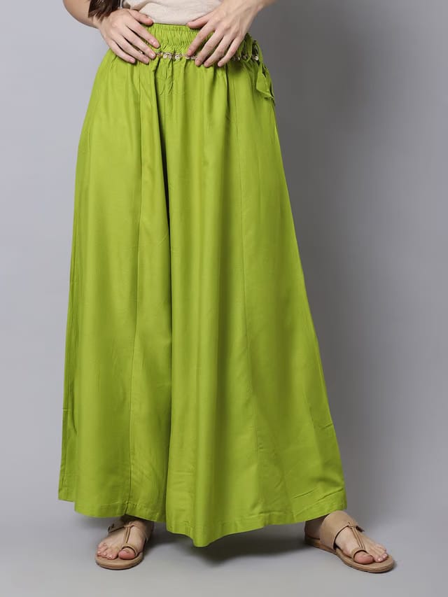 Women Flared Ethnic Palazzos