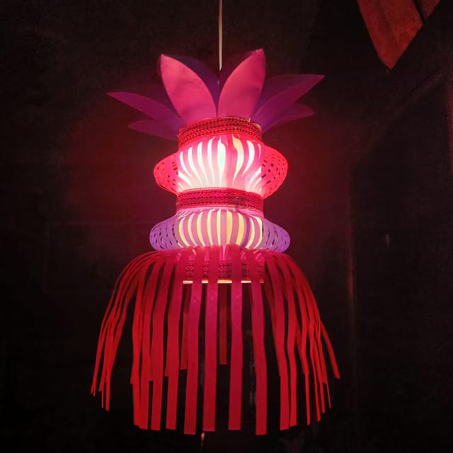 A2Z, Akash Kandil For Diwali Balcony Good Luck Lantern for Home Living Room Christmas Festival Decoration, 1Feet