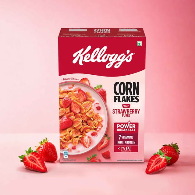 Kellogg's Corn Flakes Real Strawberry