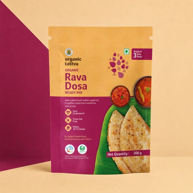 Organic Tattva Rava Dosa Ready Mix