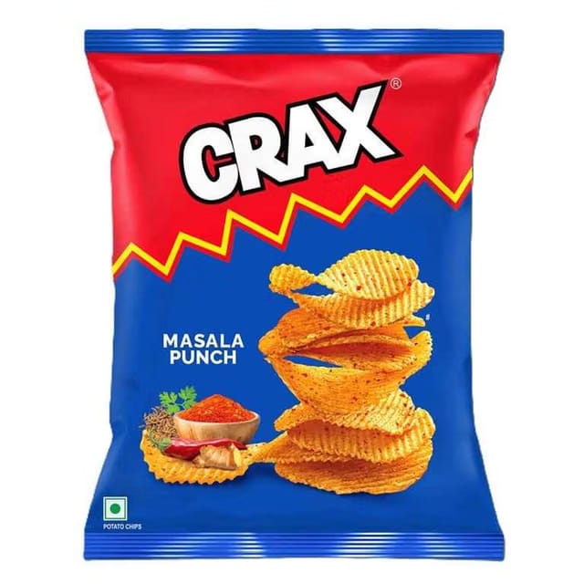 Crax Masala Punch Potato Chips Snacks