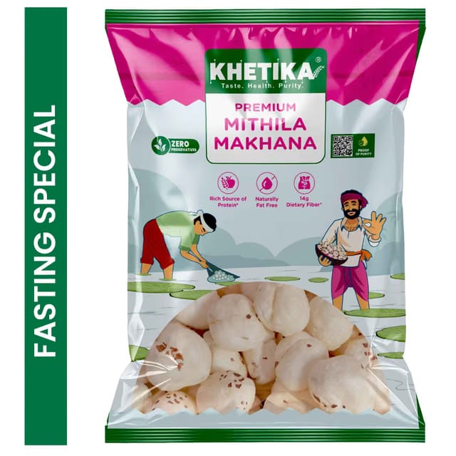 Khetika Mithila Raw Makhana