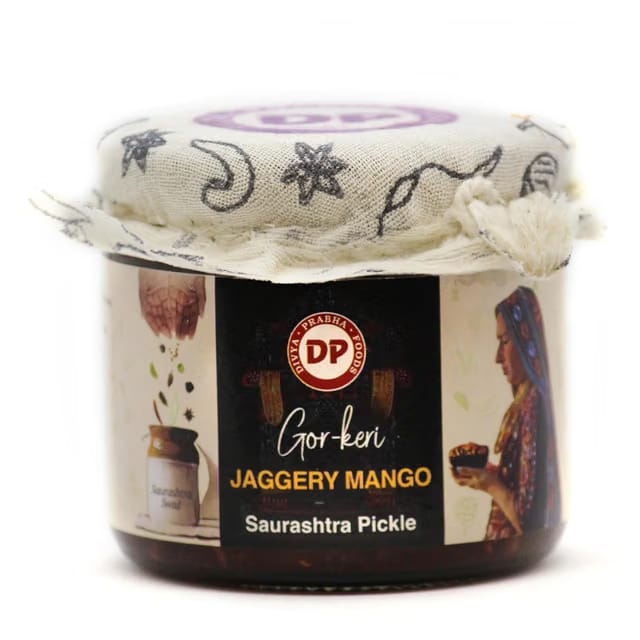 Divyaprabha Foods Saurashtra Special Gor-Keri (Jaggery-Mango) Pickle