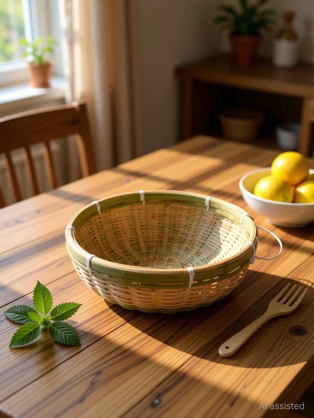 HakSap Bamboo Fruit & Vegetable Basket
