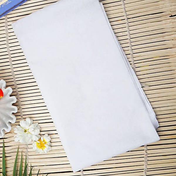 White Pooja Cloth For God Aasan & Chowki Kapda, 1 pc