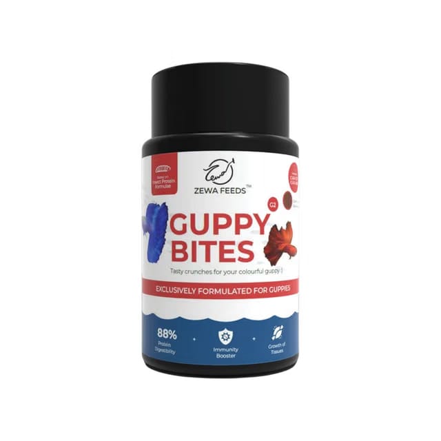 Zewa Feeds Guppy Bites Fish Food