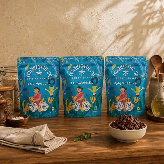 Malabar Se Ragi Murukku Combo - No Palm Oil, No Preservatives