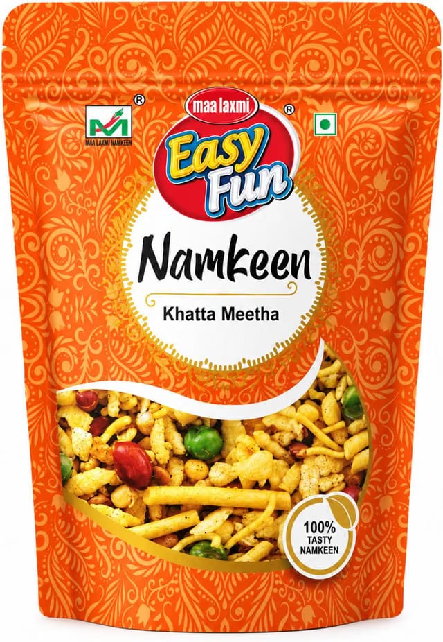 easy fun Khatta Meetha Sweet Tangy Crunchy Namkeen Classic Indian Snack Khatta Meetha