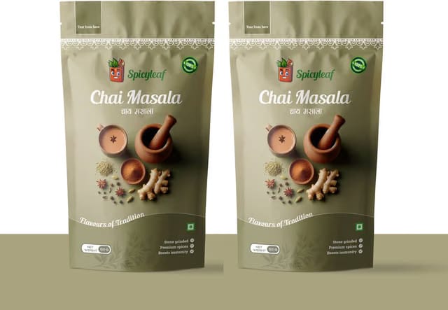 Spicyleaf Chai Masala Stone Grinded 100% Natural spices