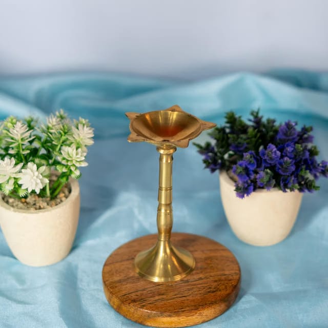 100% Pure Brass Samai Diya