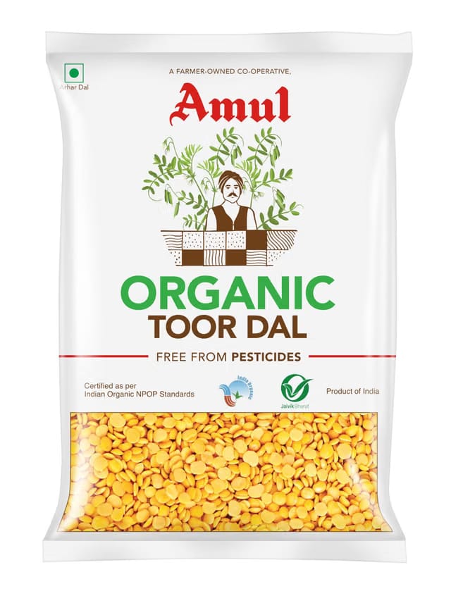 Amul Organic Toor Dal Bag