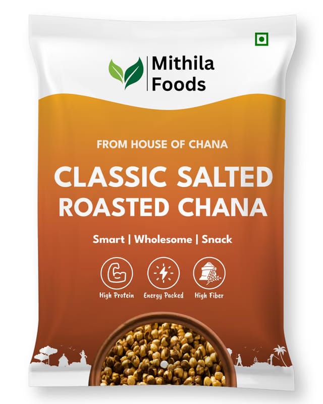 MITHILA FOODS 500 gm Roasted Chana Desi Chickpeas