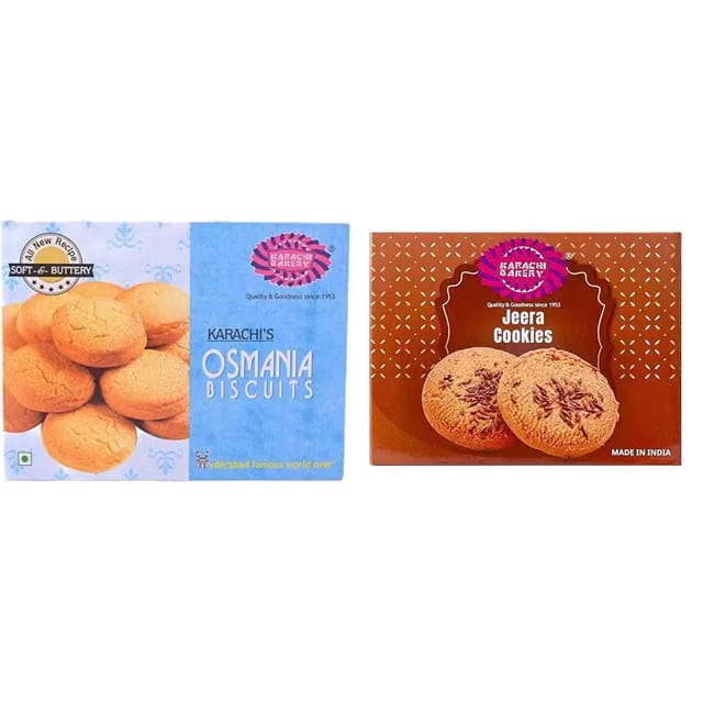 Karachi Bakery Osmania Biscuits, 400g Karachi Bakery Jeera Cookies