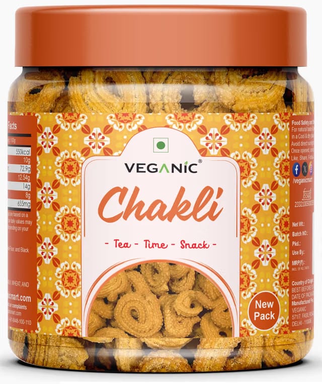 Veganic Chakli/Murukku/Chakri Namkeen