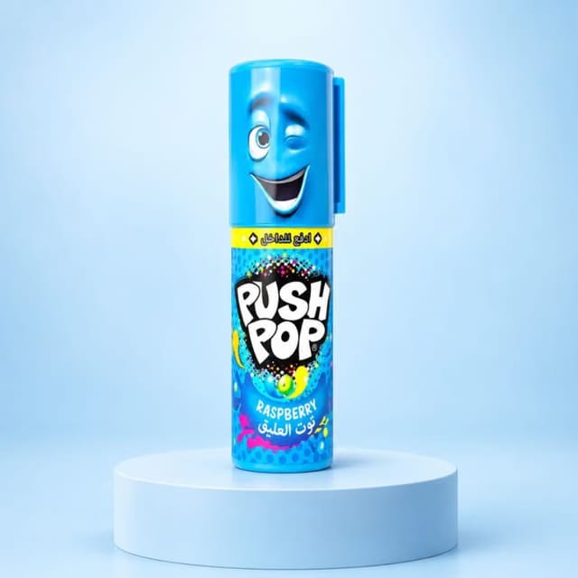 Bazooka Push Pop Lollipop Candy