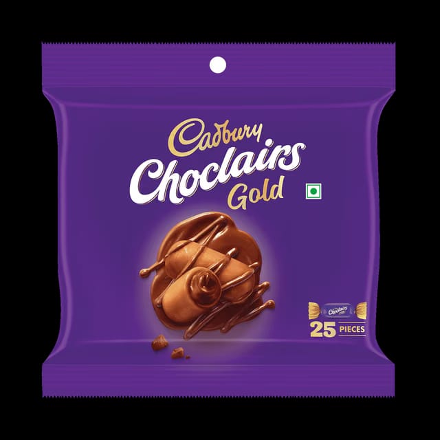 Cadbury Choclairs Gold Candy Pack (25 Candies)