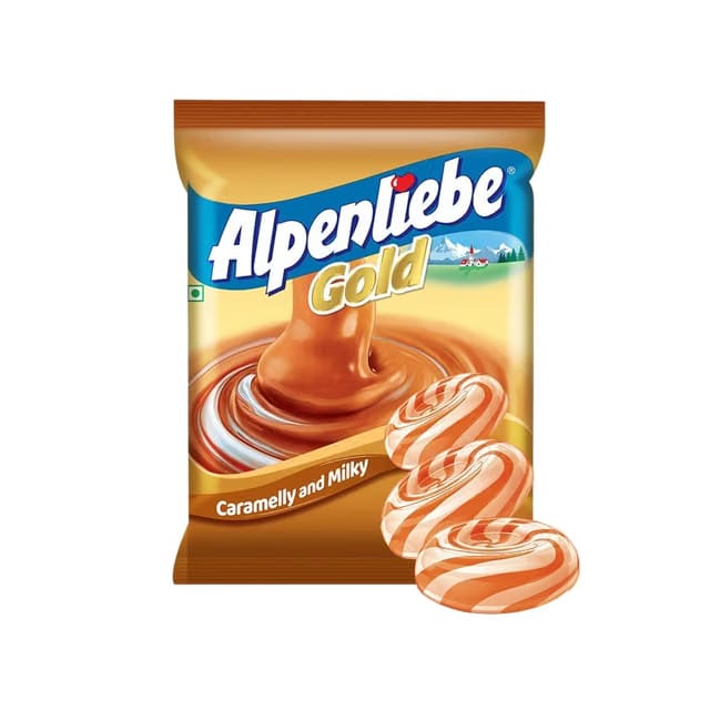 Alpenliebe Gold Caramel Candy (90 Pieces)