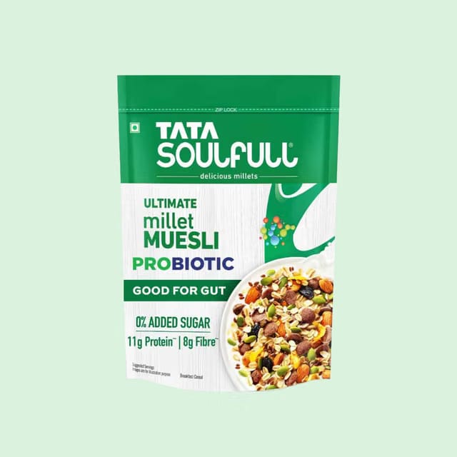 Tata Soulfull Ultimate Probiotic Millet Muesli