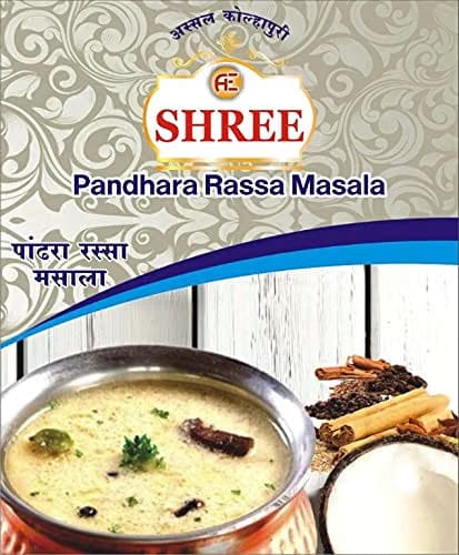 Shree Assal Kolhapuri Pandhra Rassa Masala/Veg & Non-Veg Healthy Soup Masala/Meat White Curry 500grm