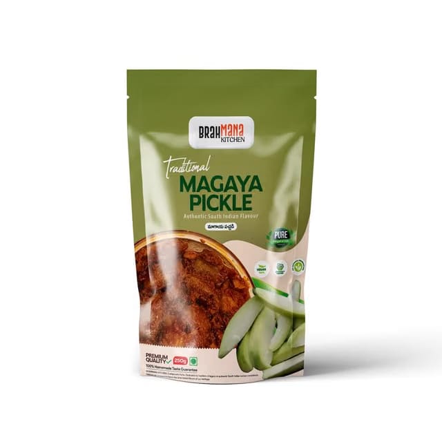 Brahmana Kitchen Magaya Pickle 250g Authentic Homemade Style Indian Achaar