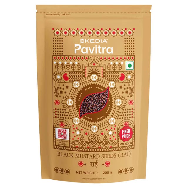 Kedia Pavitra Black Mustard Seeds Whole