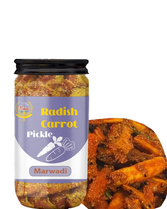 Marwadi Radish Carrot Radish Pickle, Home Made, Gajar Mooli ka Achar 400 GM I Taste Bhi Health Bhi I Homemade & Organic