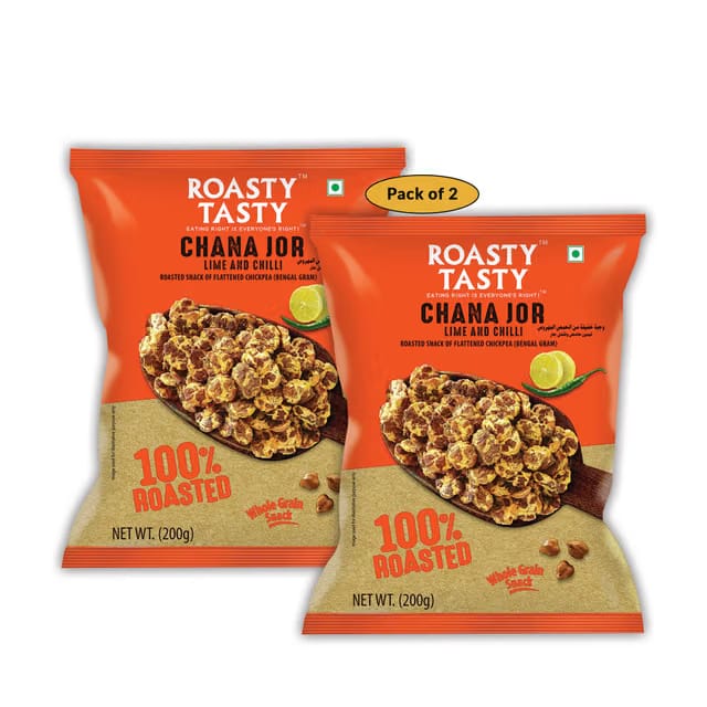 Roasty Tasty Roasted Chana Jor Lime & Chilli 400g (