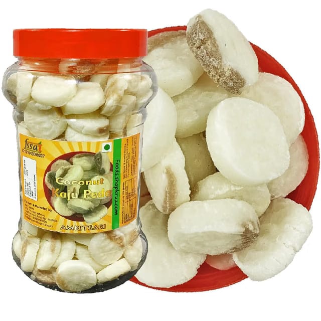 Foods.shopkruz Coconut Peda, Coconut Kaju Peda, Sweet Coconut ladoo, candy,Milk Toffee