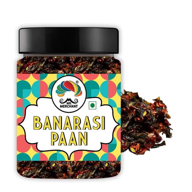Mr. Merchant Banarasi Meetha Paan Mukhwas, [Mouth Freshener, Digestive, After-Meal Snack] [Jar Pack]