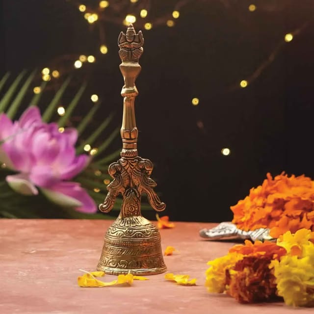 Pure Brass Decorative Pooja Bell