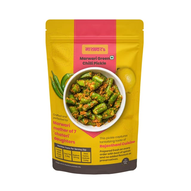 Marwar's - Green Chilli Pickle