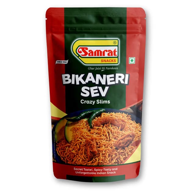 Samrat Bikaneri Bhujia Sev – Authentic Spicy & Crispy Namkeen