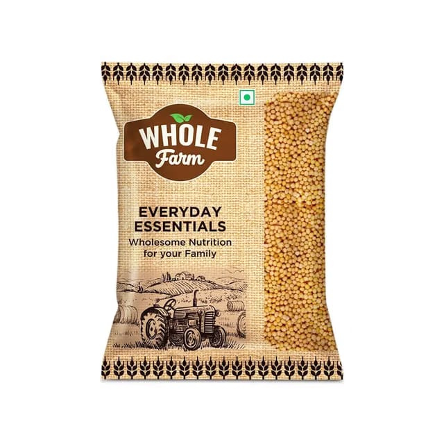 Whole Farm Premium Yellow Small Mustard Seeds (Saraso)