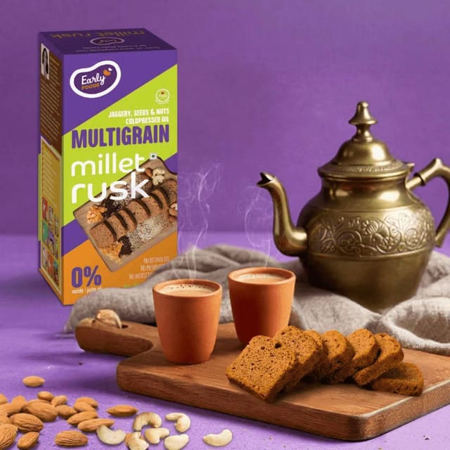 early foods Multigrain Millet Rusk