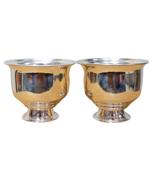 2 Cup Plain Kum Kum Holder