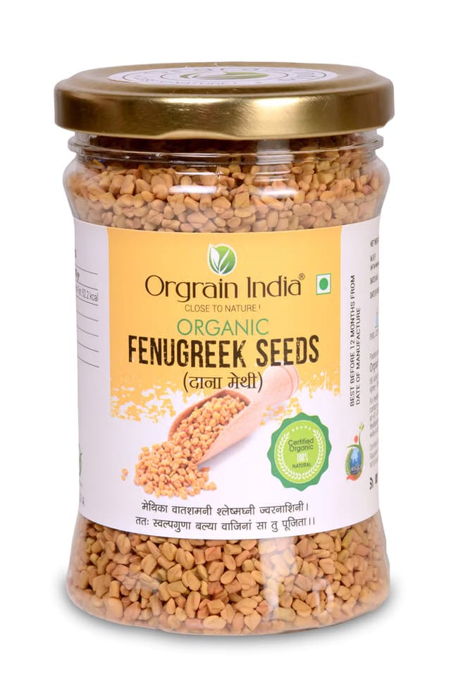 Orgrain India Certified Organic Fenugreek Seeds