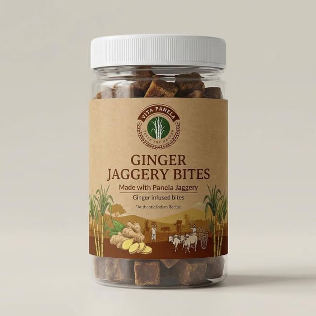 Vita panela Ginger Jaggery Bites